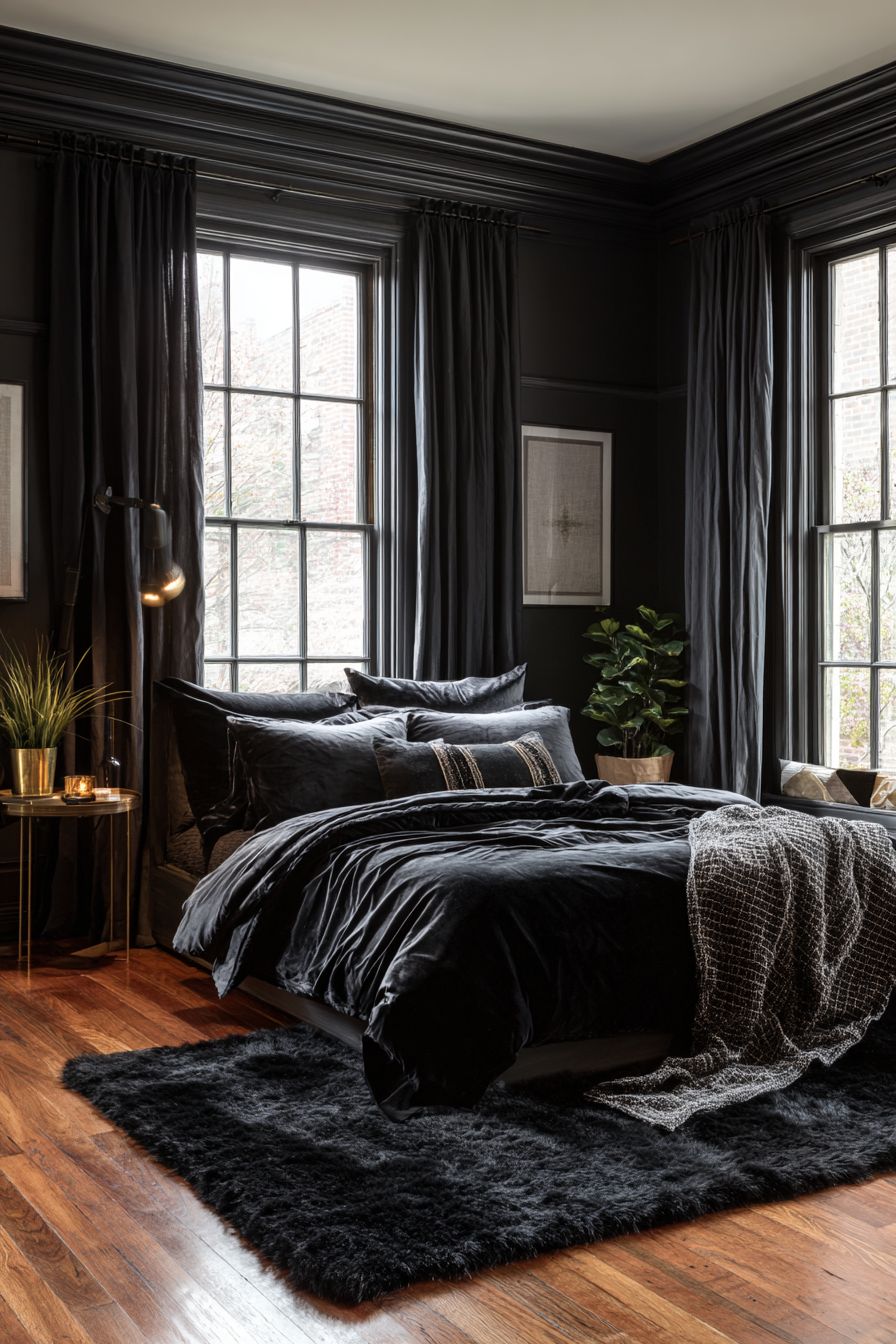Add Texture with Black Textiles