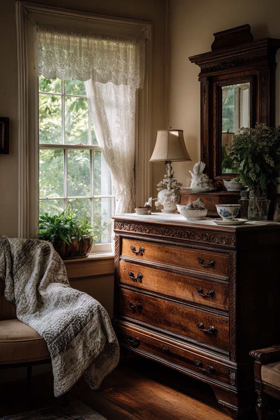 Organize with an Antique Dresser