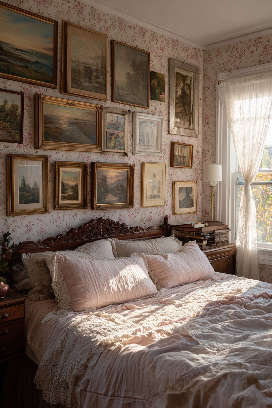 Create a Gallery Wall of Vintage Art