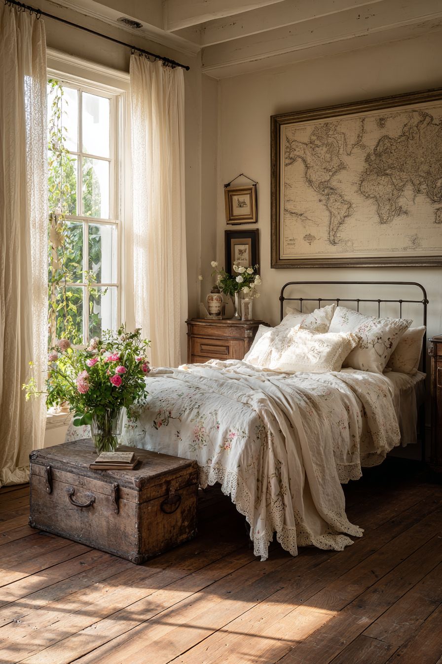 Use Vintage Maps as Wall Decor
