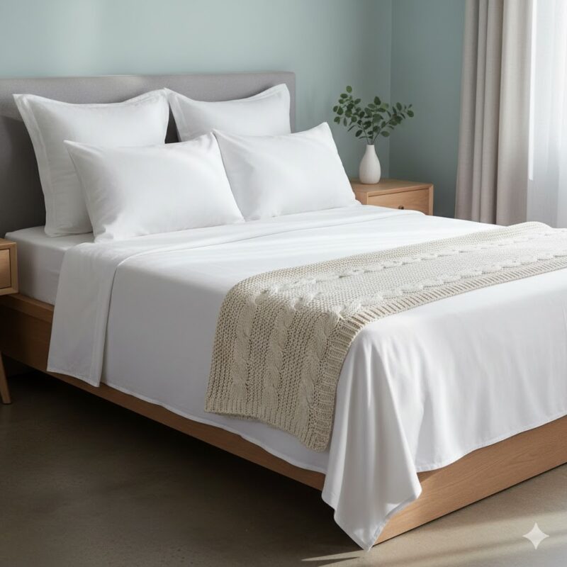 Comfortable guest bed