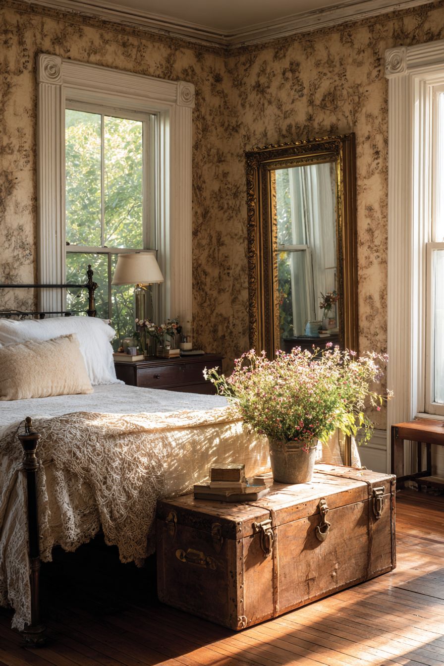 Utilize Vintage Trunks as Storage