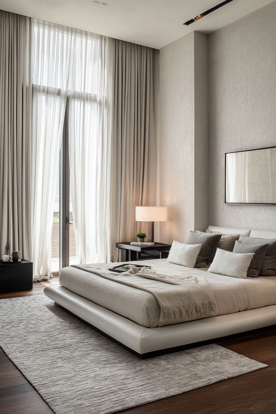 Use Floor-to-Ceiling Curtains