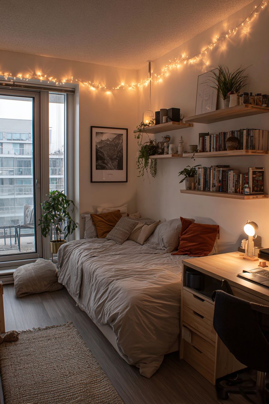 Simple String Light Decor