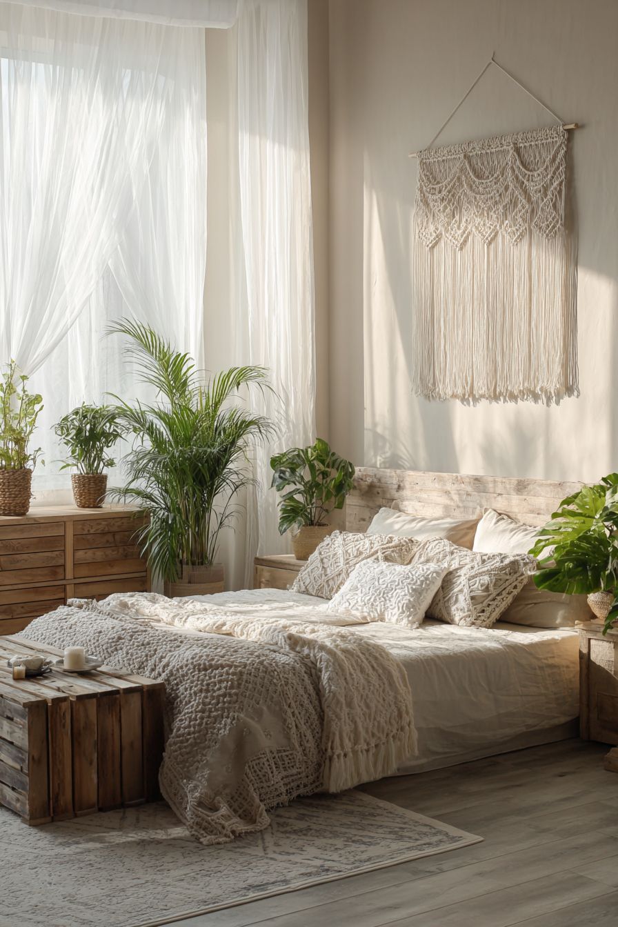 Simple Boho Vibes with Macrame Wall Hangings