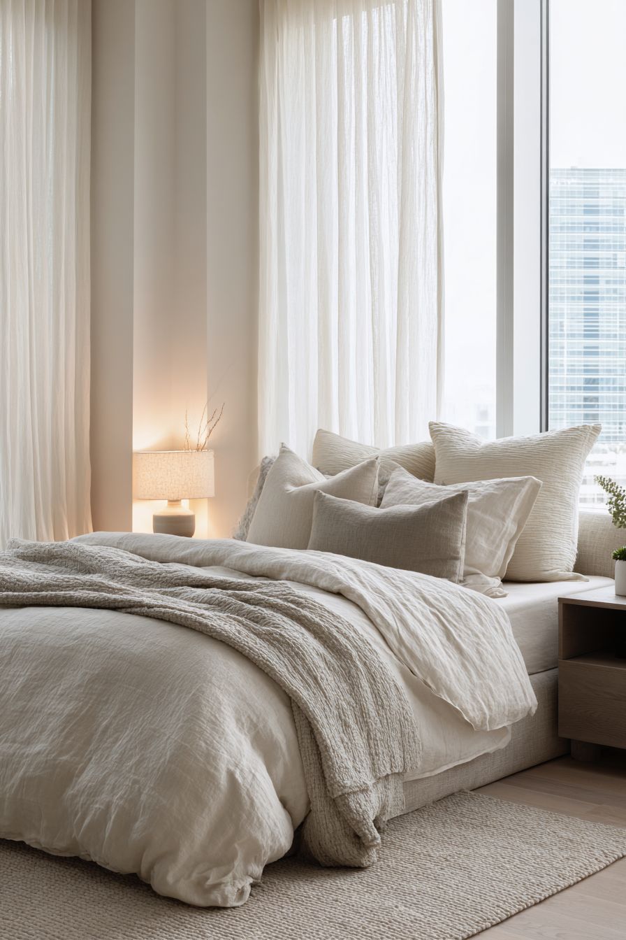 Elevate Your Bed with Layered Bedding