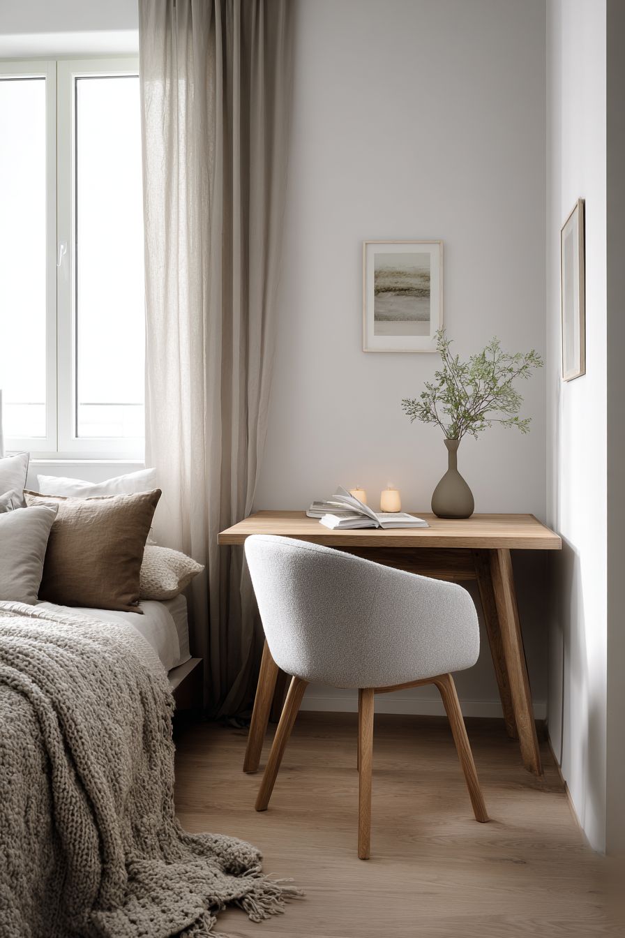 Design a Minimalist Workspace Corner