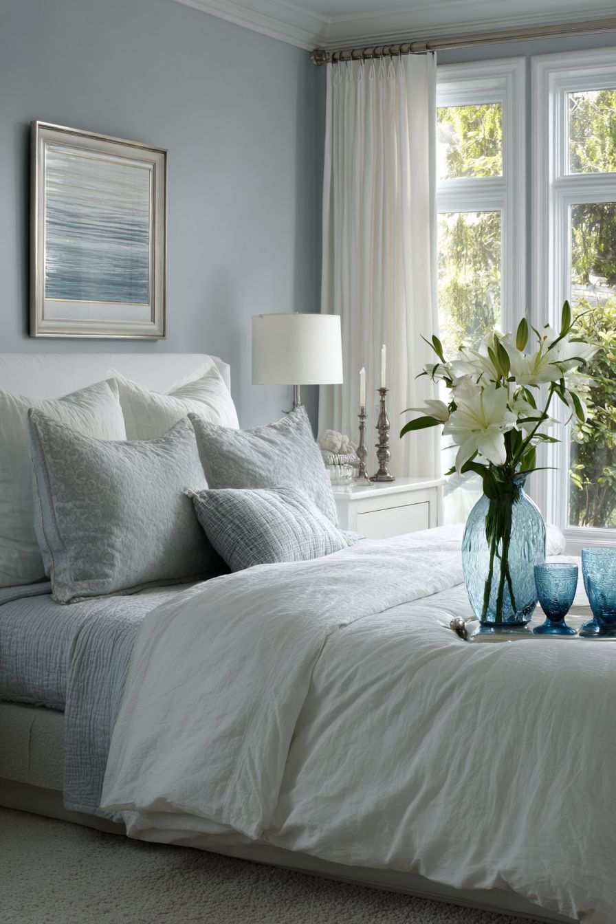 Incorporate Blue-tinted Glassware