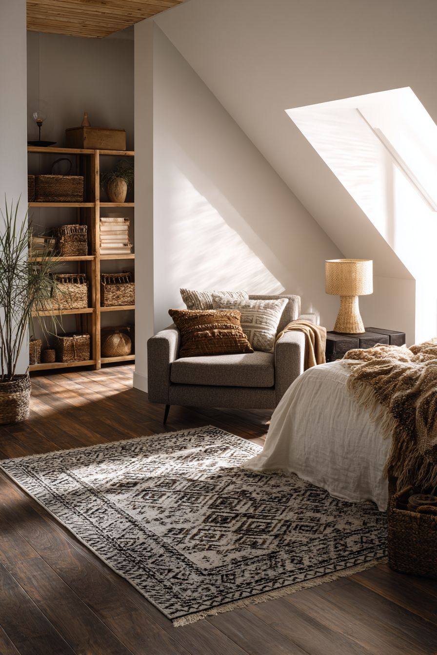 Use Area Rugs to Define Spaces