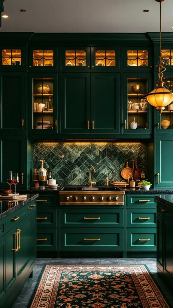 Emerald Opulence: Jewel-Toned Sophistication