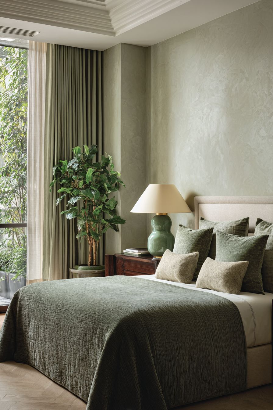 Decorate with Green Lamps