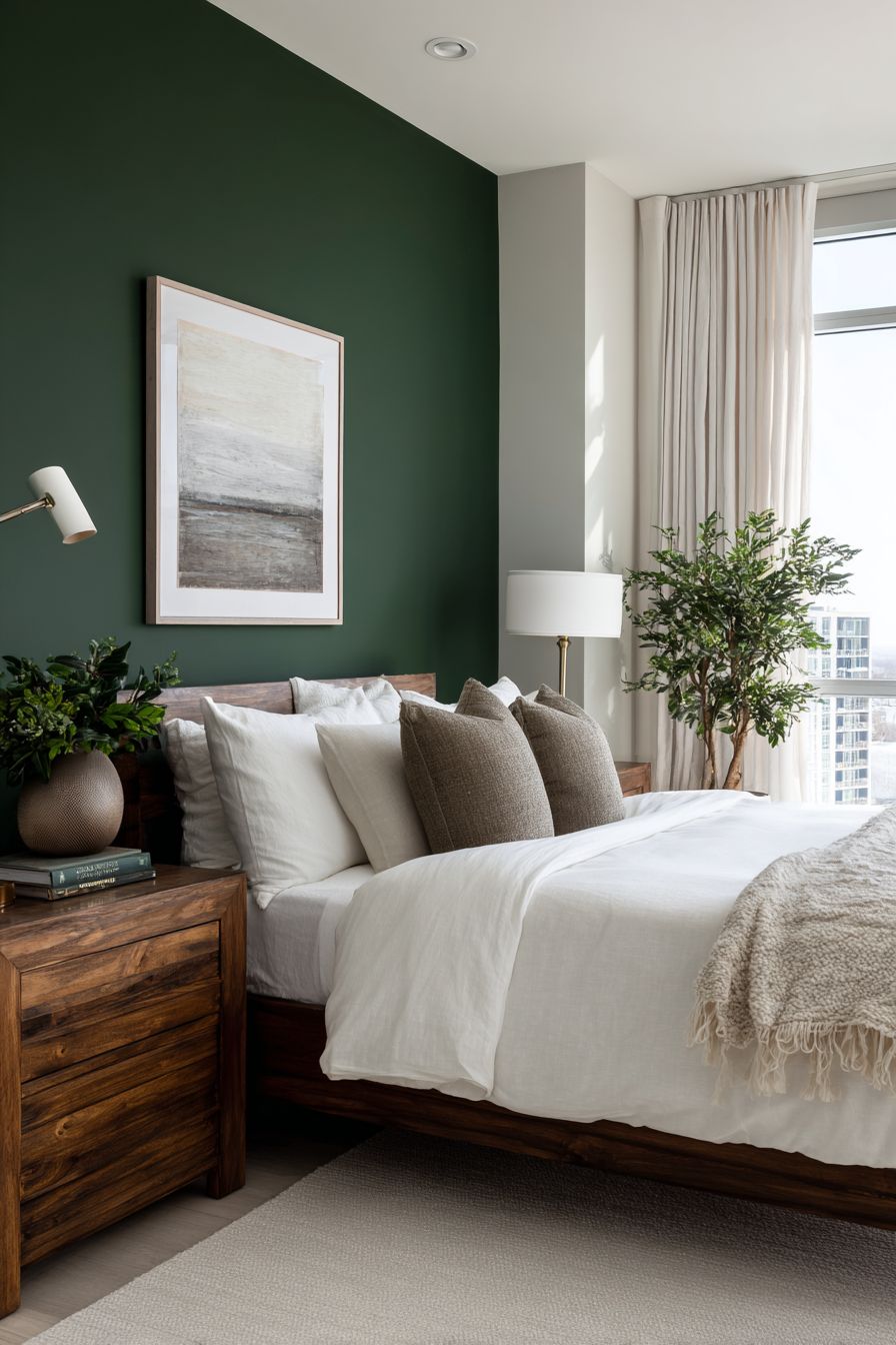 Create an Emerald Feature Wall