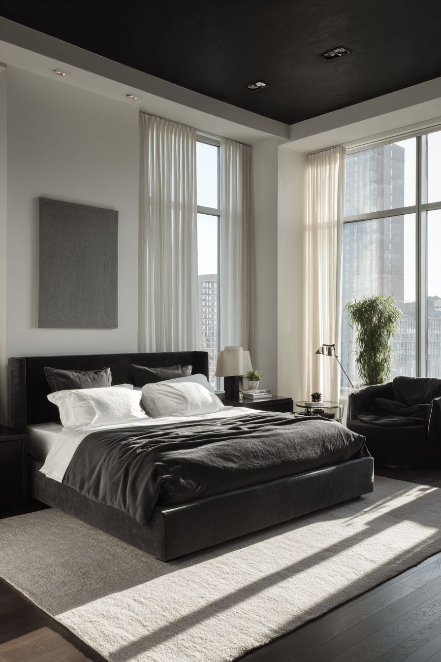 Inspired Ceilings with Black Paint