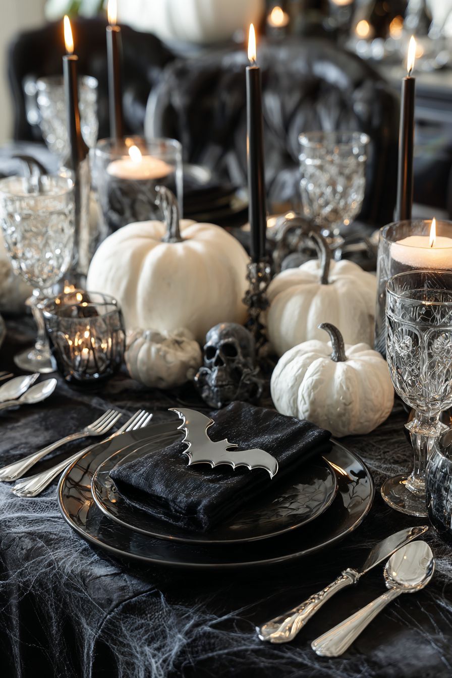 Simple Yet Dramatic Black Napkins