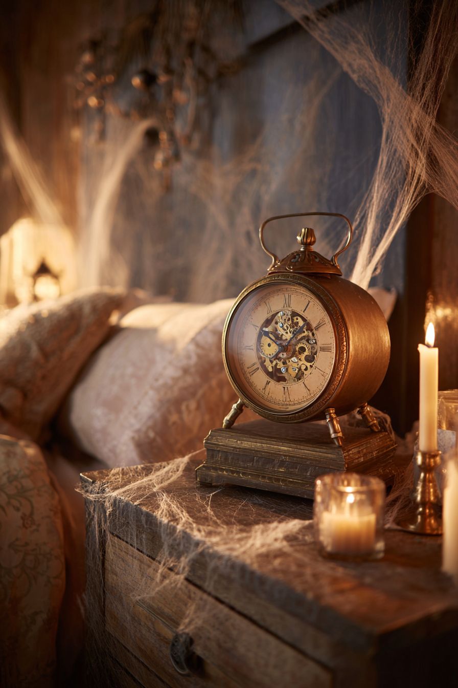 Feature an Antique Skeleton Clock