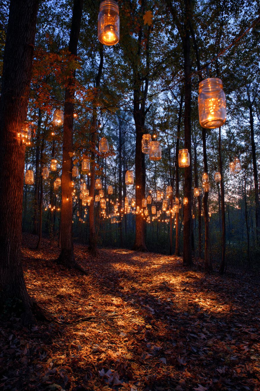 Install String Lights in Vintage Mason Jars