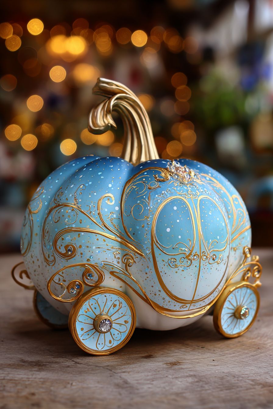 Paint a Magical Cinderella Carriage