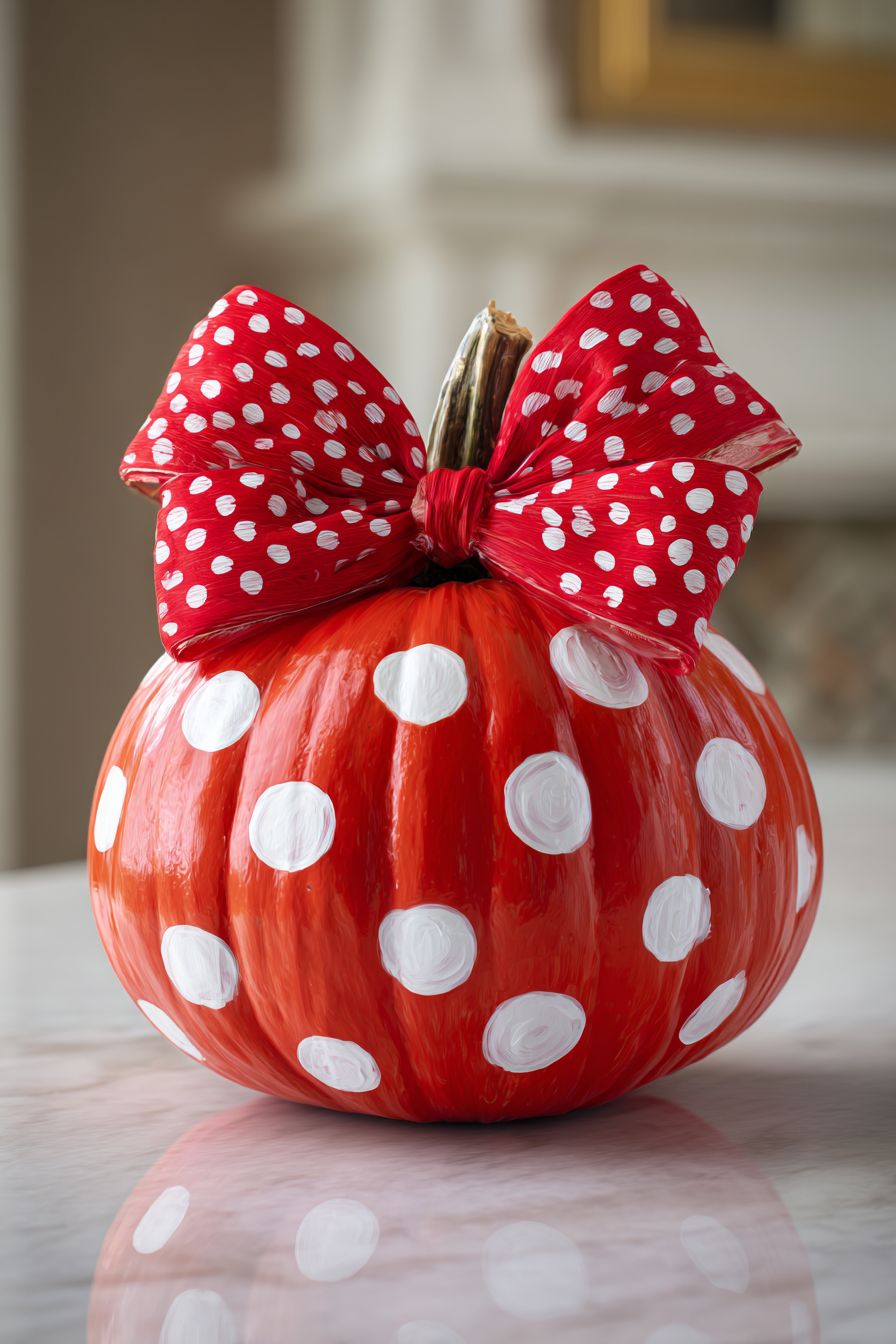 Design a Bold Minnie Mouse Pumpkin