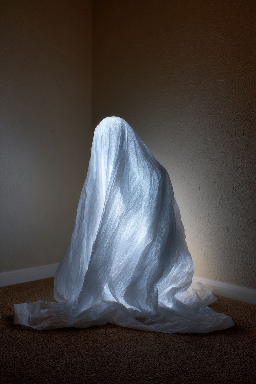 Assemble a Creepy Cheesecloth Ghost