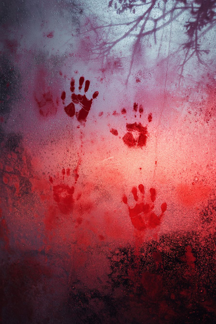 Create Gory Handprint Windows