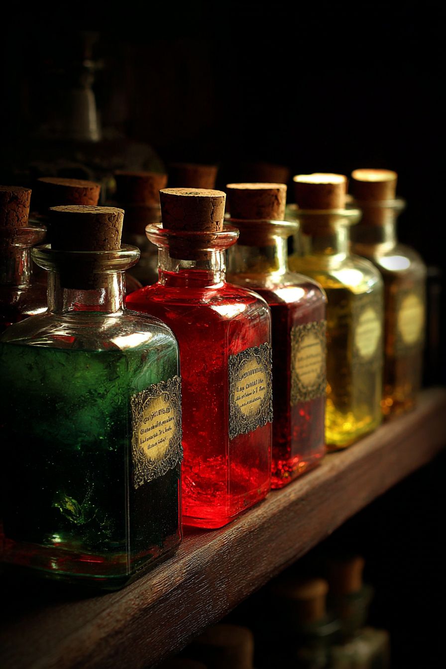 Design a Potion-Filled Shelf