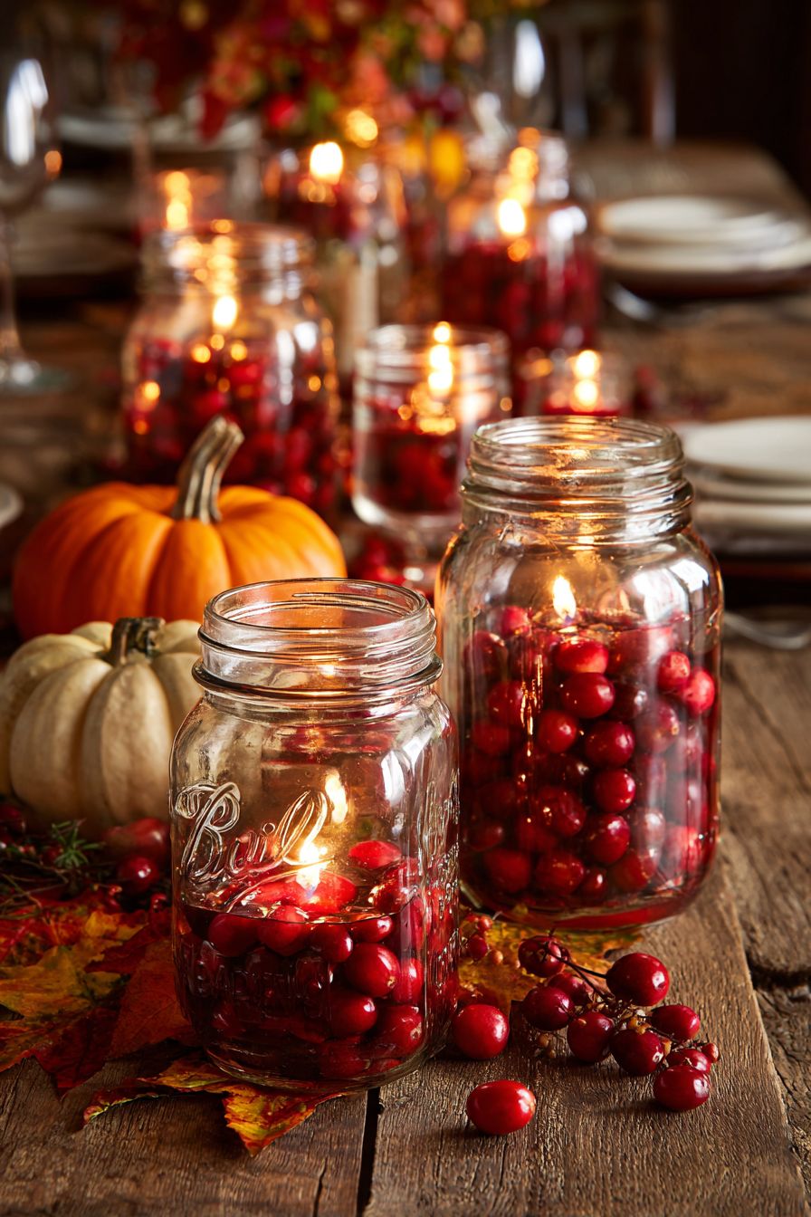 Illuminate with Mason Jar Candle Holders