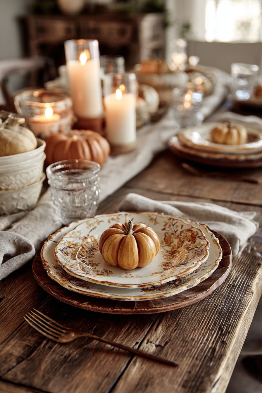 Coordinate with Matching Seasonal Dinnerware