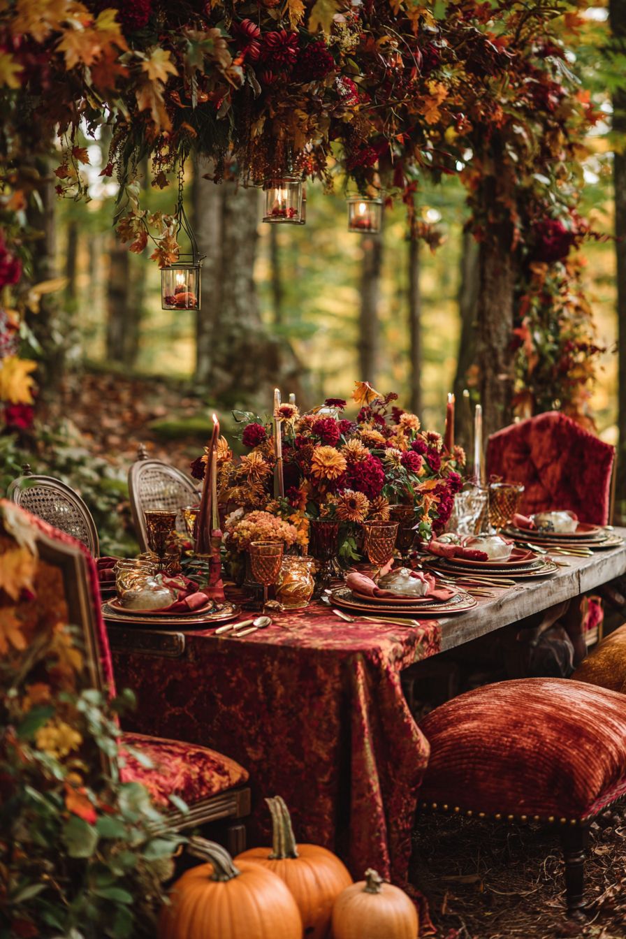 Transform the Space with Autumn Leaves
