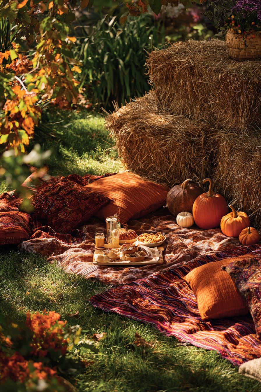 Simple Hayride Picnic Scenario