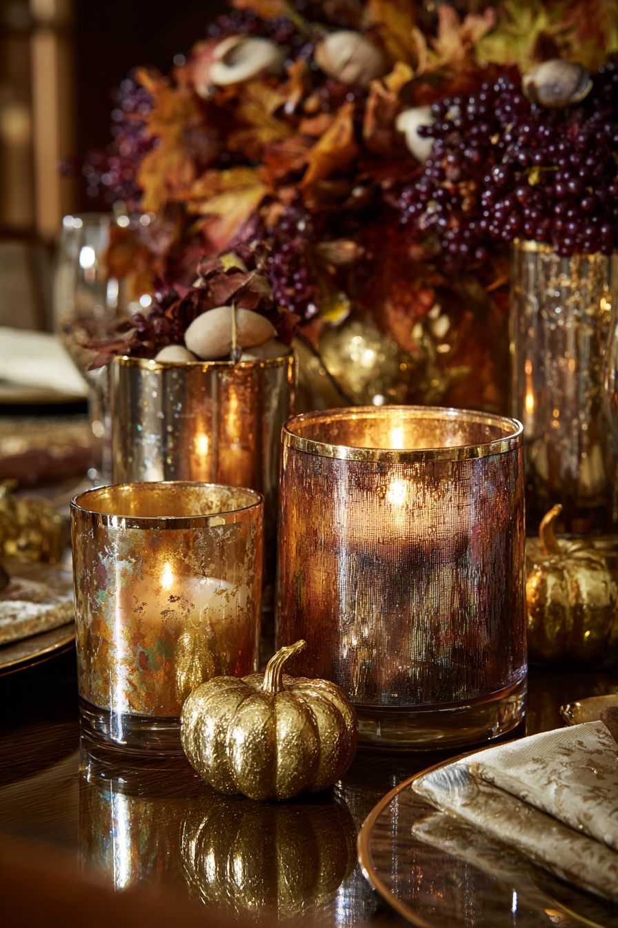 Candlelit Elegance with Metallics