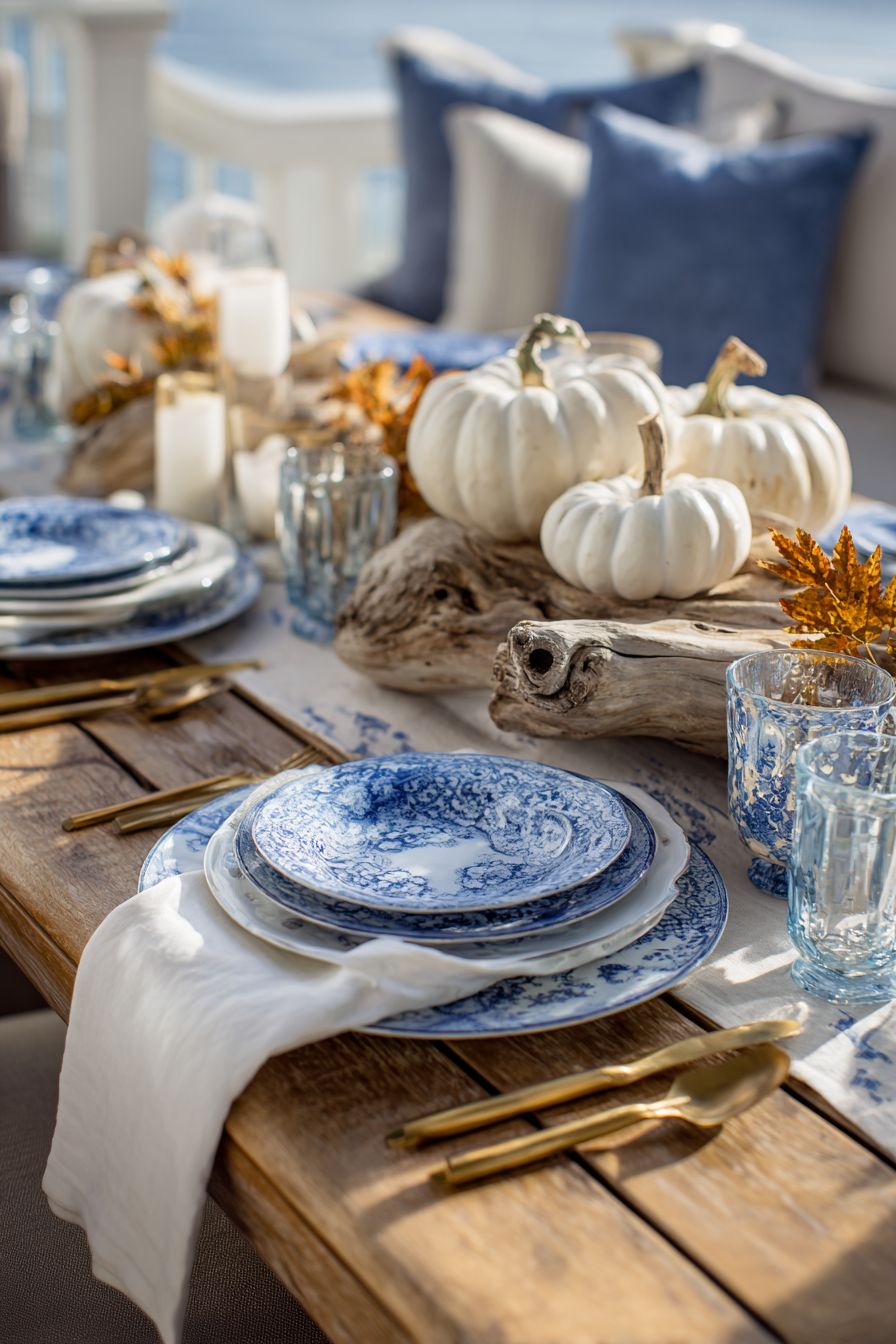 Create a Coastal Fall Tablescape
