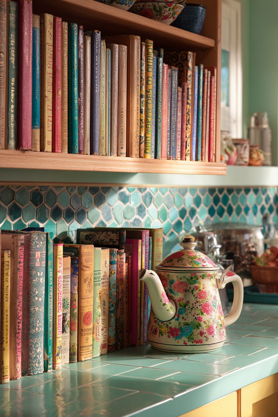 Display Vintage Cookbooks