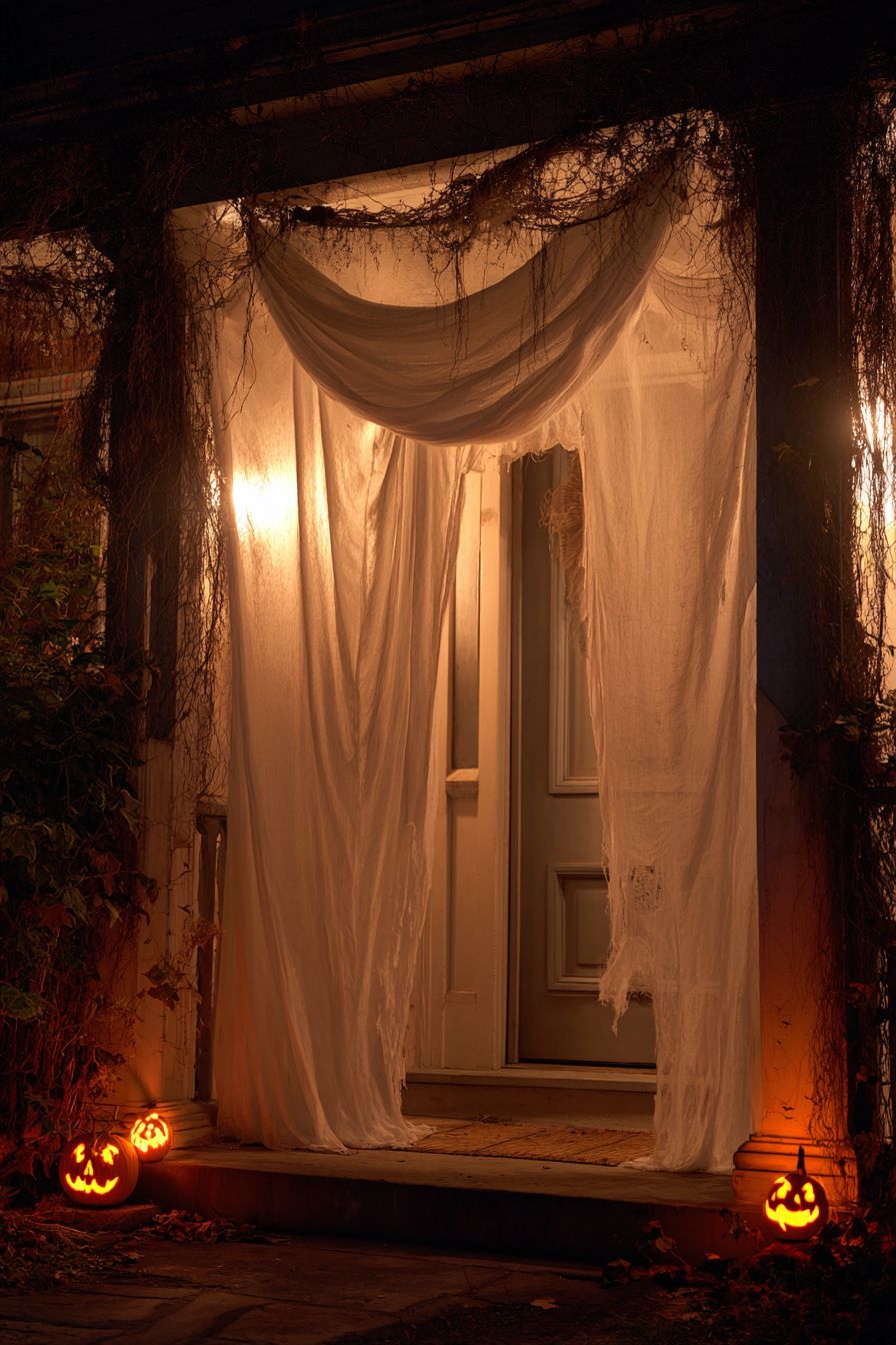Organize a Ghostly Curtain