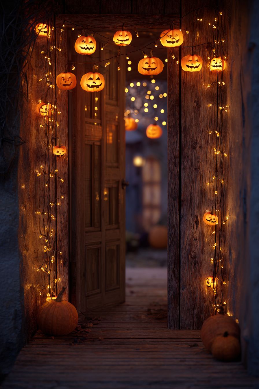 Transform with Glowing Pumpkin Lights