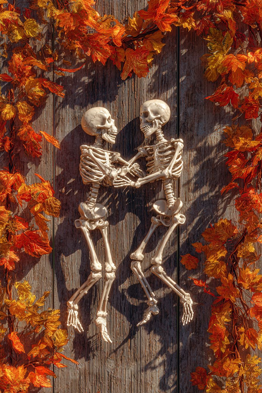 Simple Skeletons Swinging on the Door