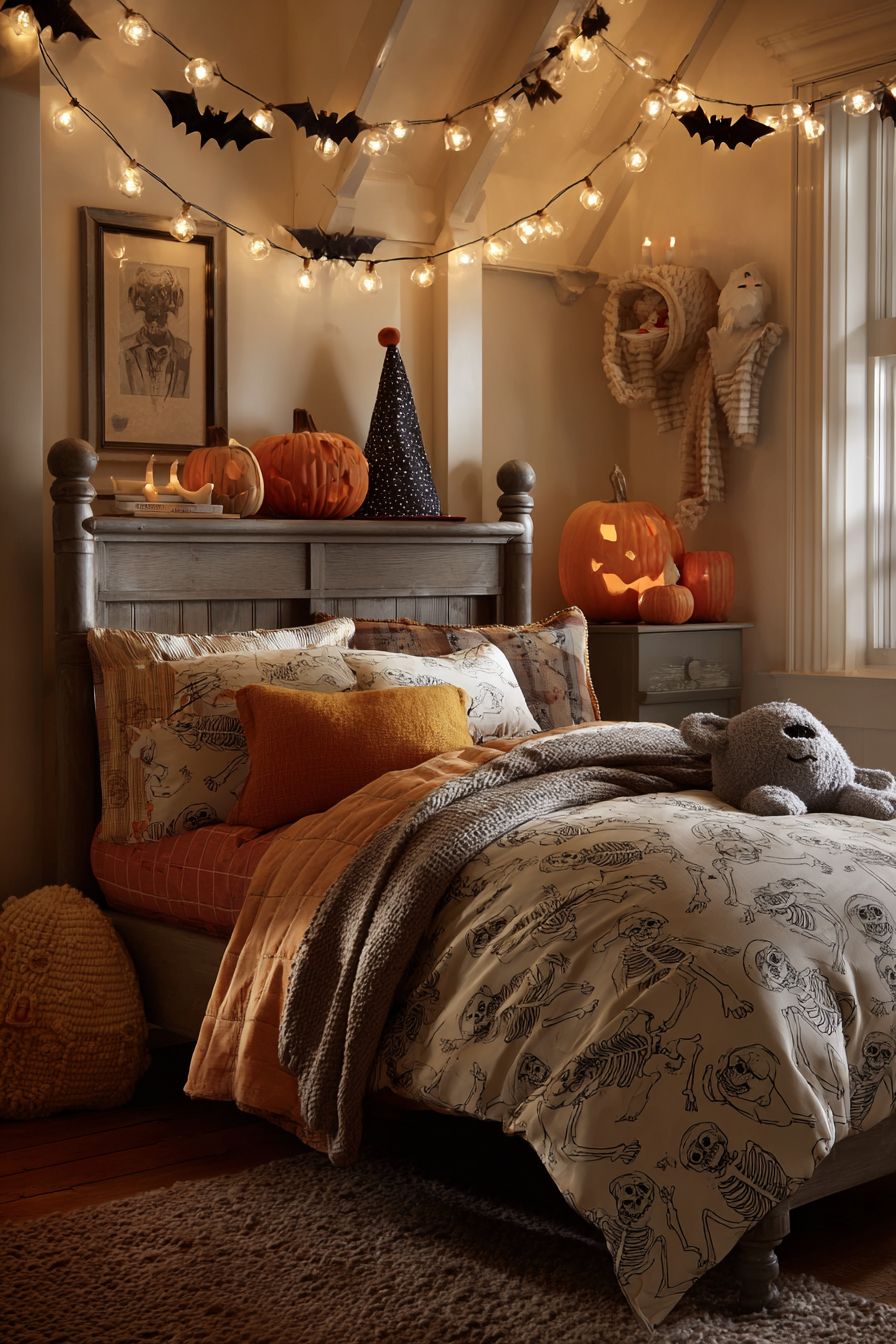 Cozy Up with Skeleton Bedding
