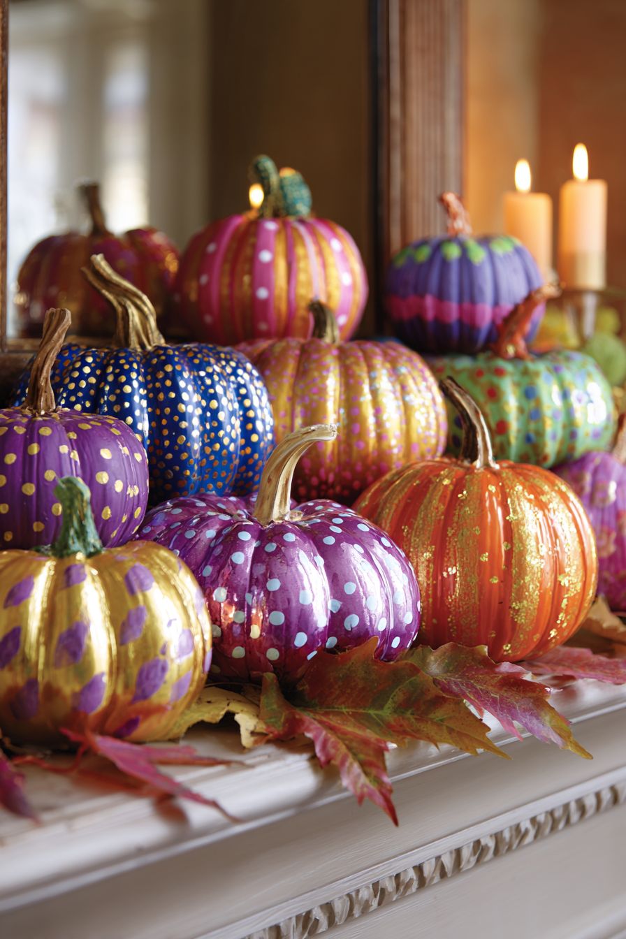 Create a Pumpkin Parade with Miniature Gourds