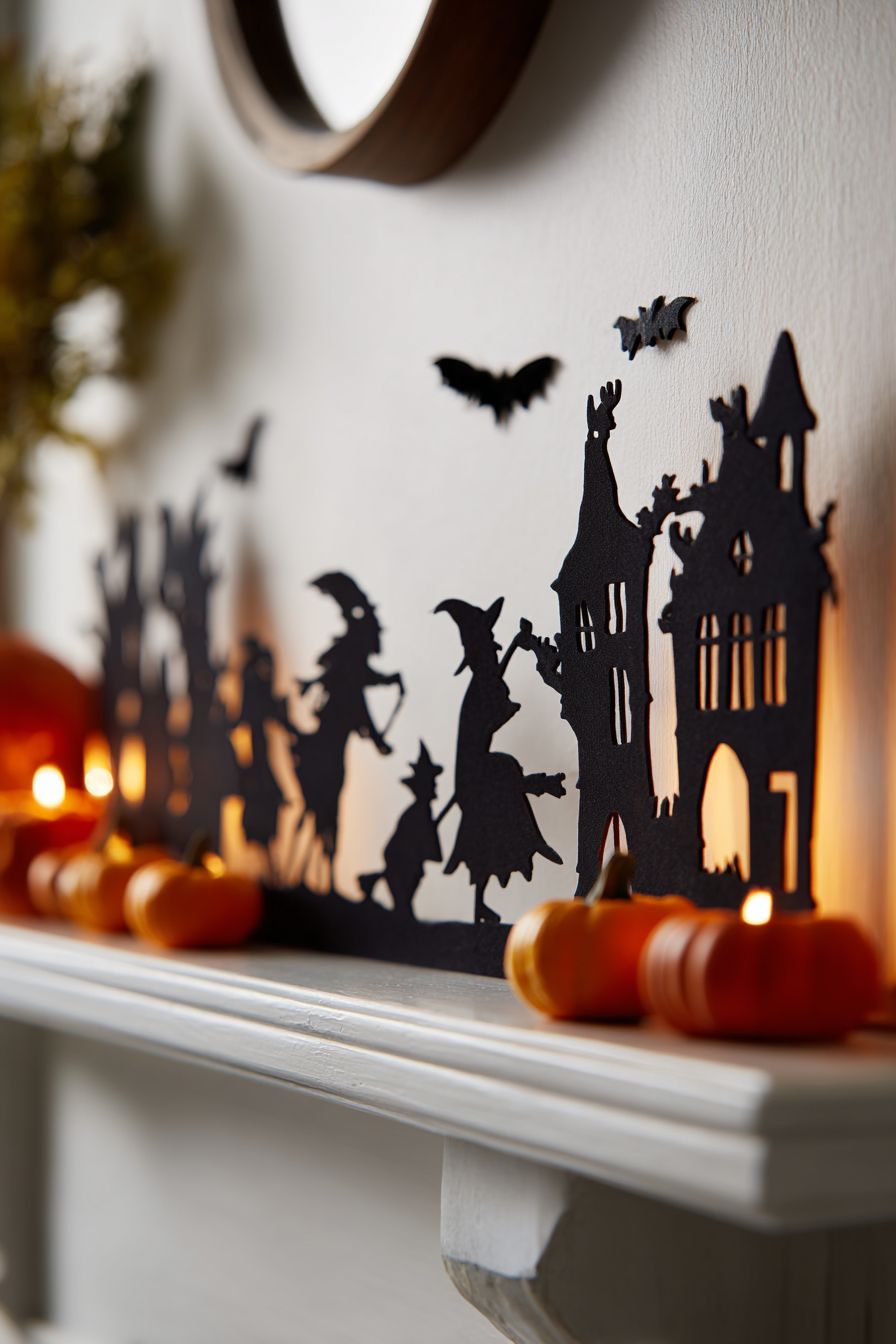 Simple Black and White Silhouettes