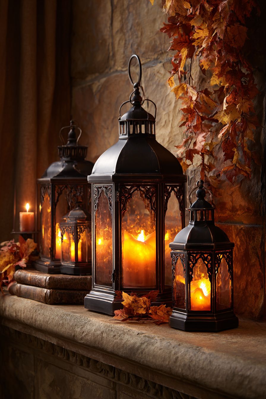 Feature Candle Lanterns for Ambience