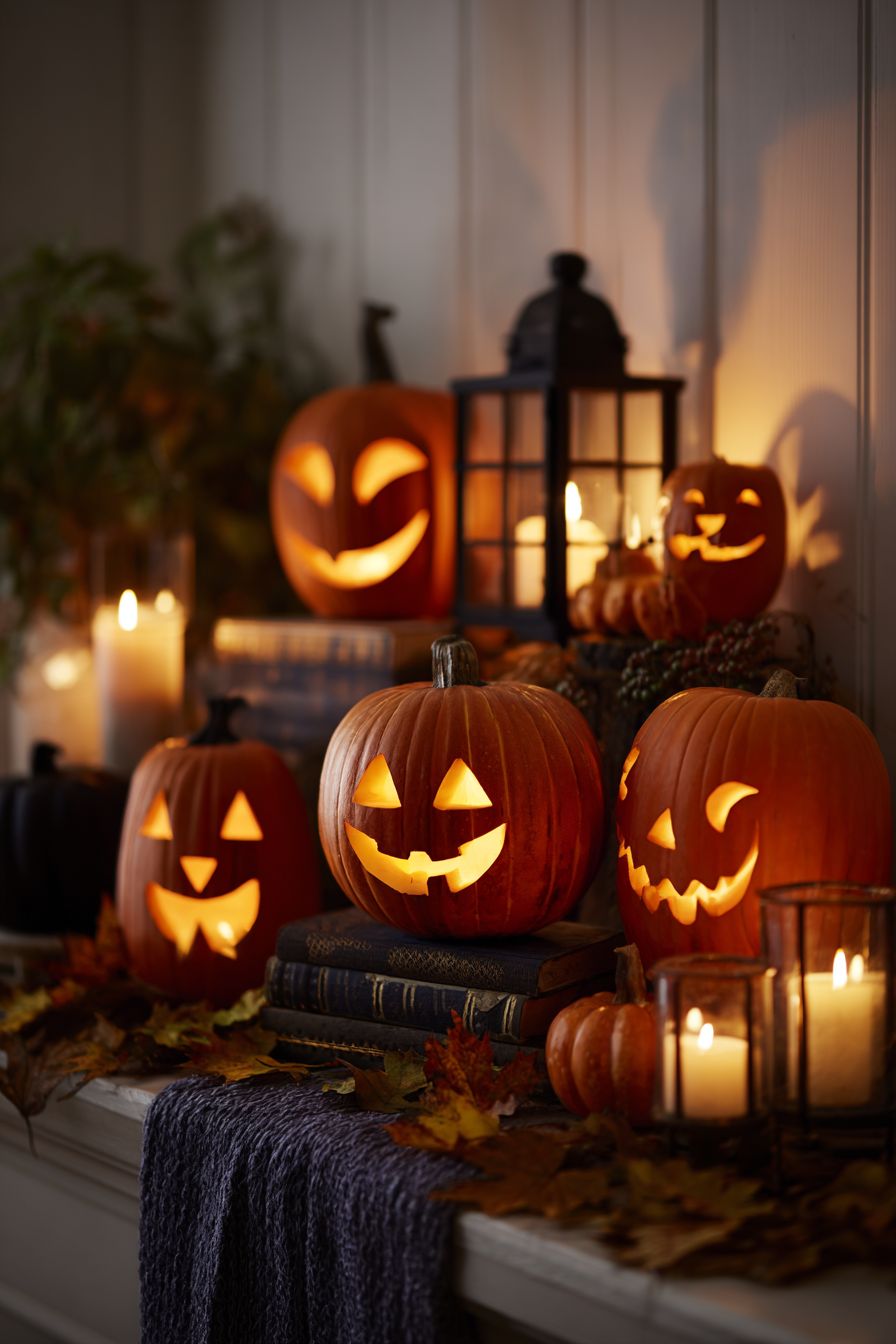 Incorporate Jack-o'-Lantern Faces