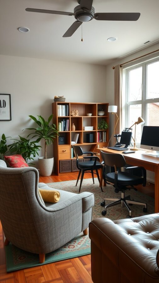 Seating That Supports Comfort and Style Comfortable seating options in home office
