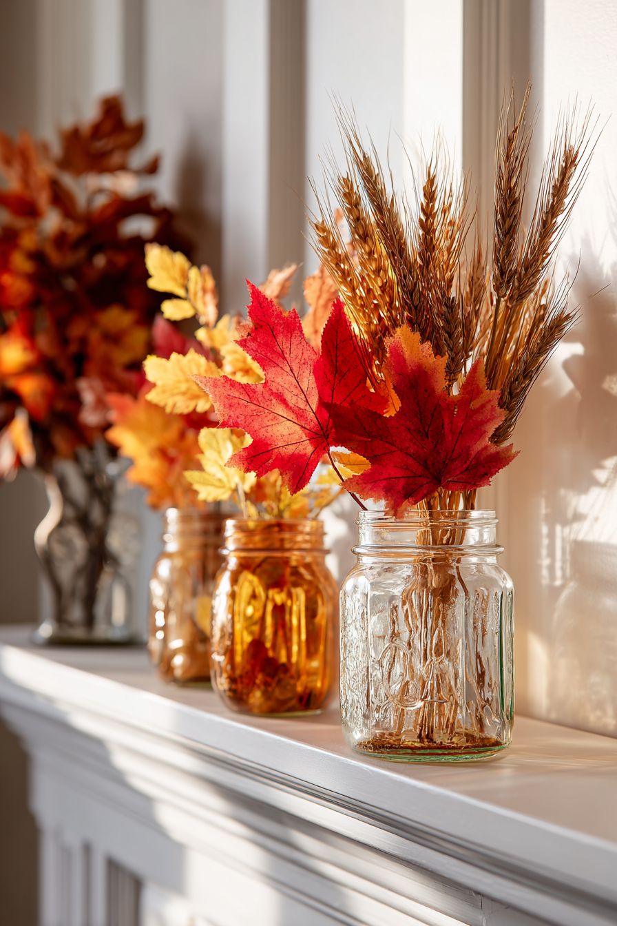Utilize Mason Jars as Vases
