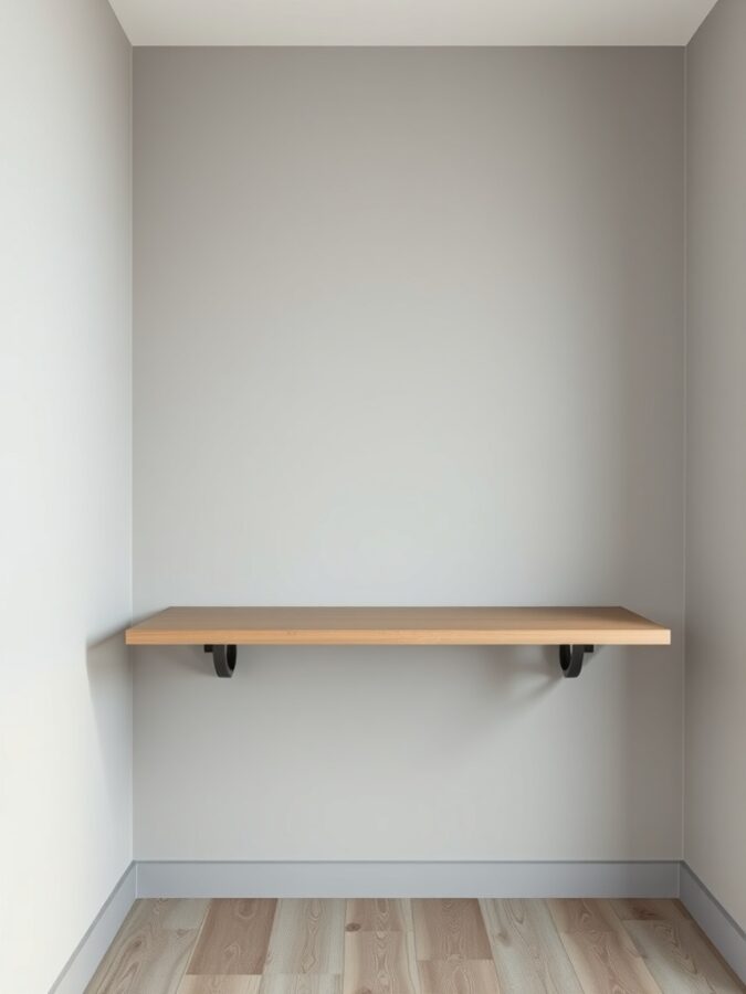 Wall-mounted desk