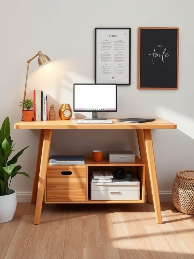 Under-desk storage solutions
