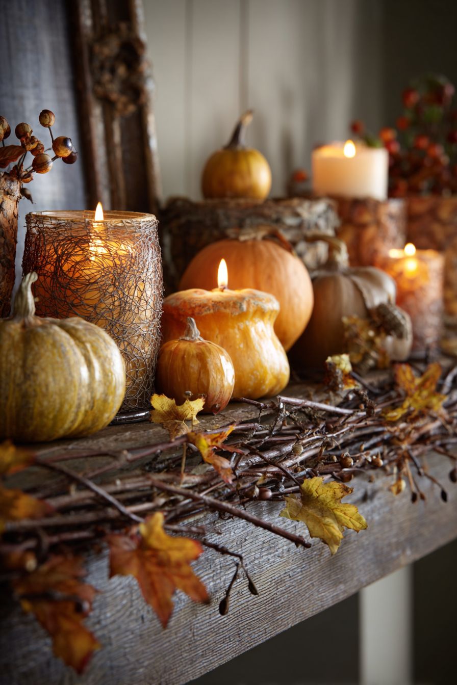 Frame Your Mantel with Twig Branches