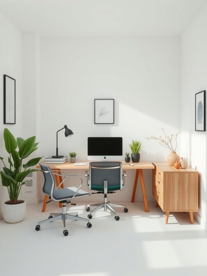 Minimalist home office