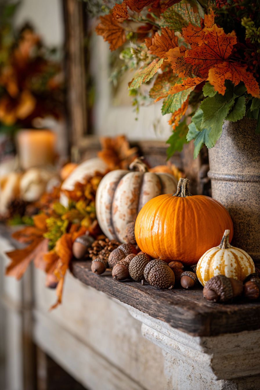 Add Ceramic Acorns for Subtle Detail