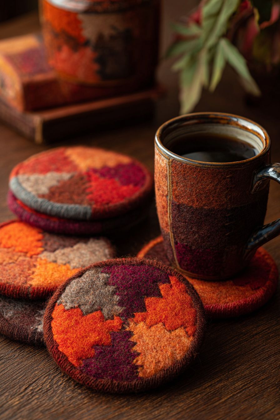 Create Cozy Flannel Coasters