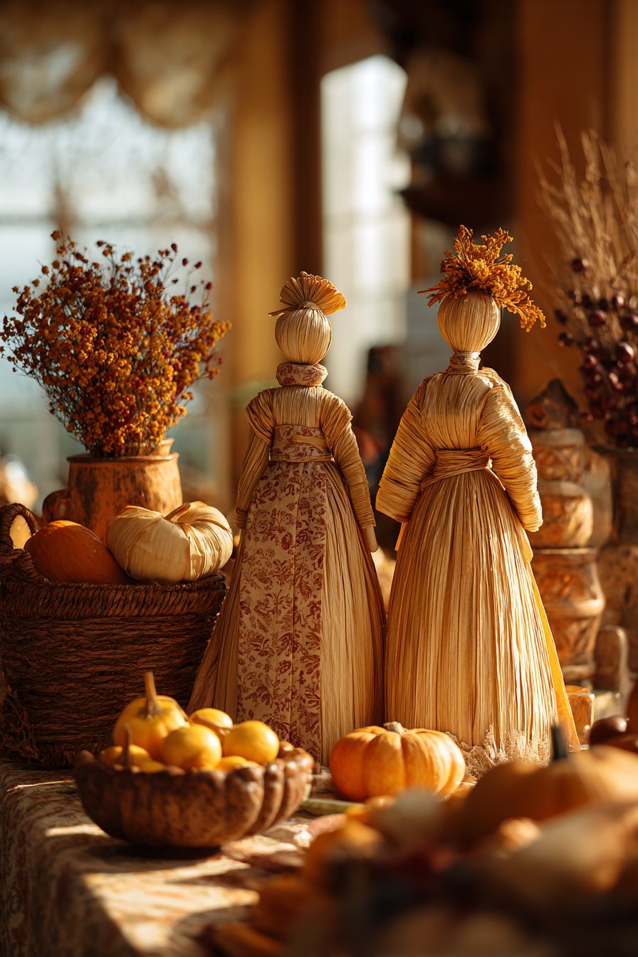 Craft Harvest Corn Husk Dolls