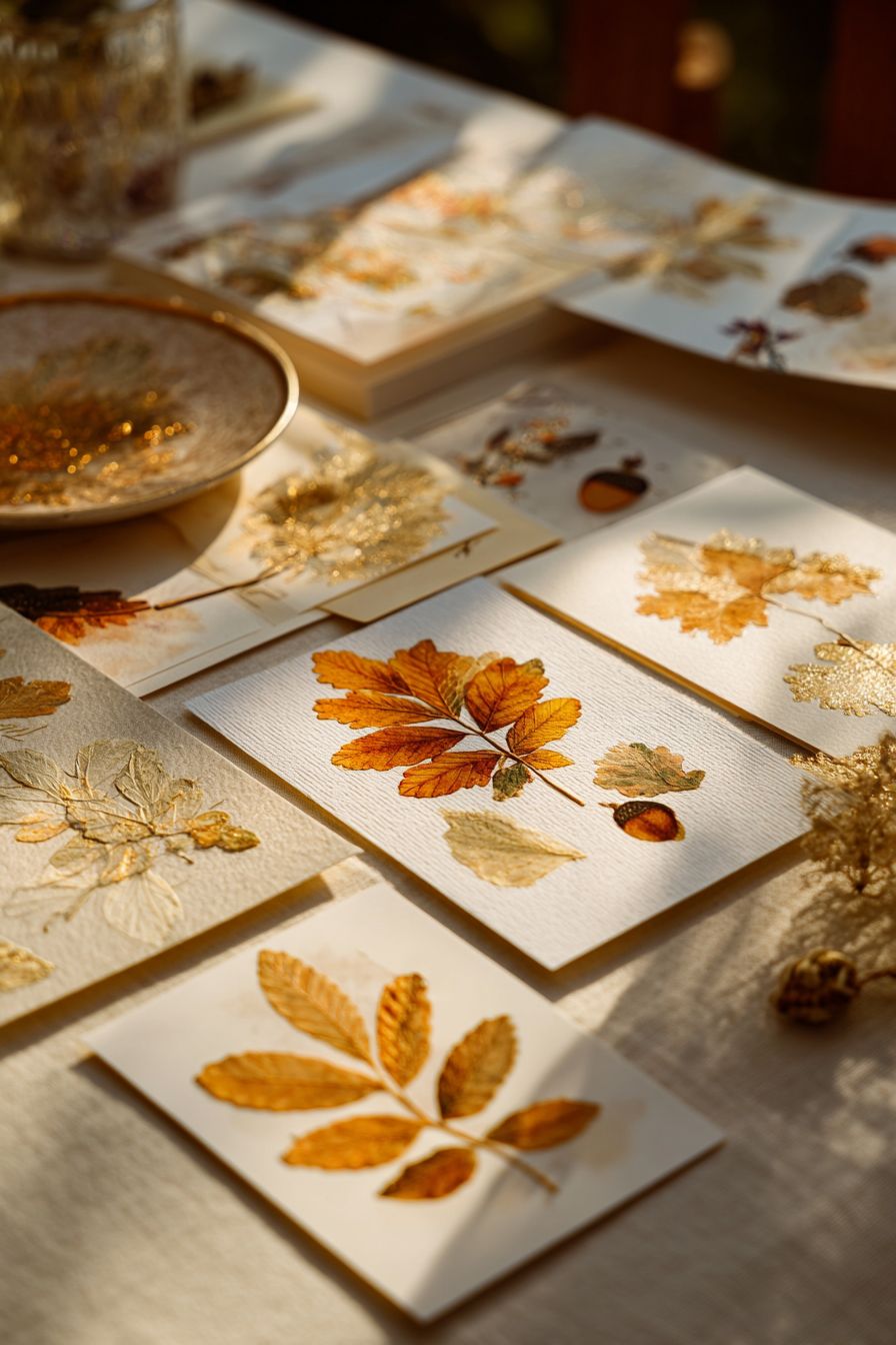 Create Autumn-Themed Greeting Cards